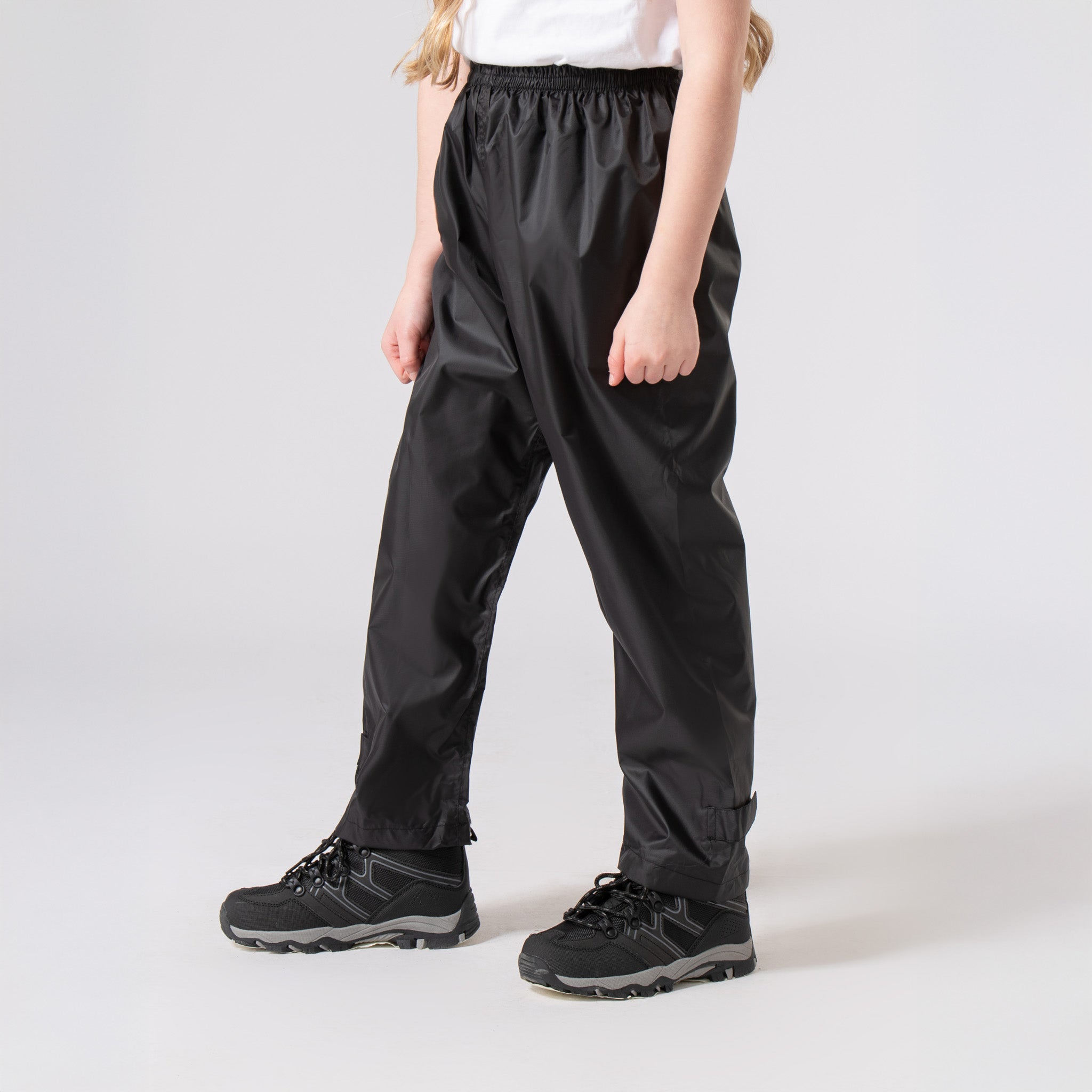 Overpants Kids Waterproof Trousers Black – Mac in a Sac NZ