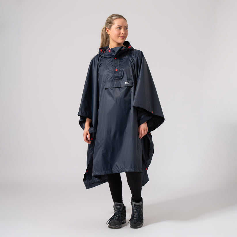 Poncho - Navy – Mac in a Sac NZ