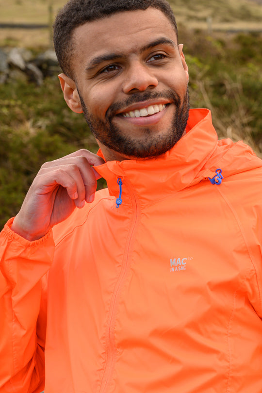 Origin 2 Packable Jacket Neon Orange Mac in a Sac NZ