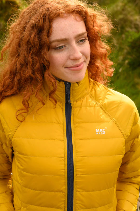 Mustard down jacket women's hotsell