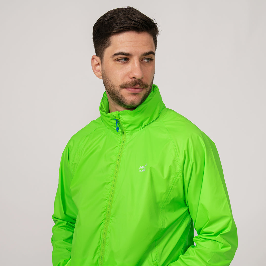 Origin Packable Jacket - Neon Green – Mac in a Sac NZ