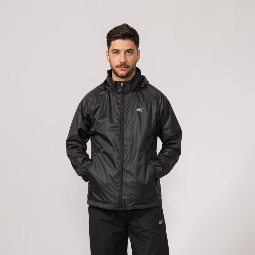 Origin Packable Jacket - Black – Mac in a Sac NZ
