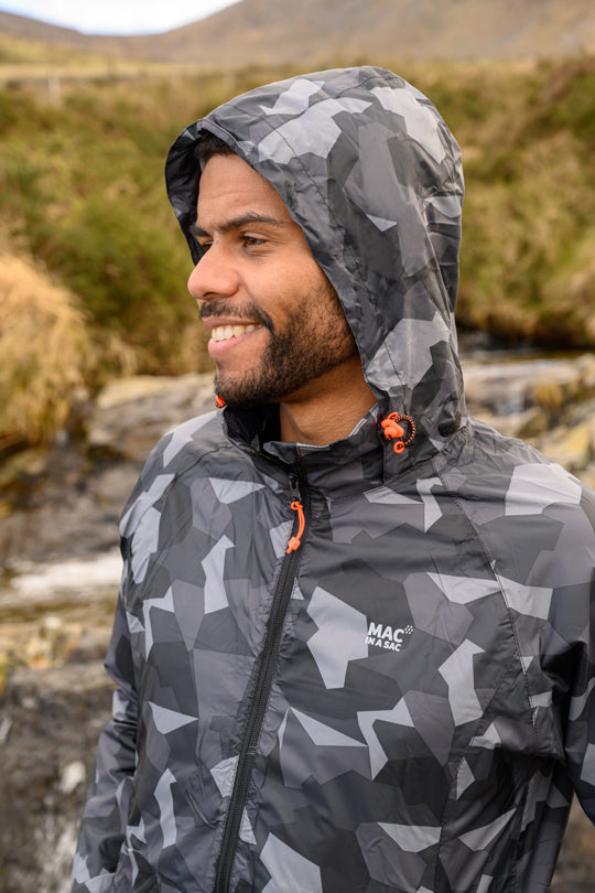 Origin 2 Packable Jacket - Black Camo