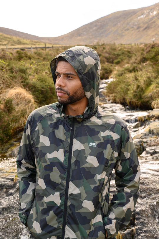 Origin 2 Packable Jacket - Green Camo