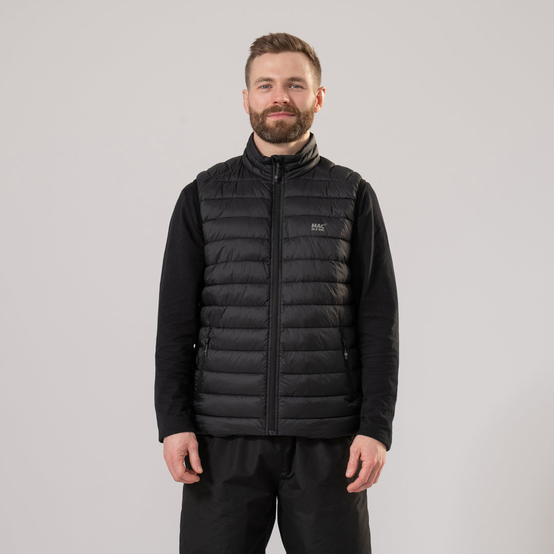 Synergy Mens Packable Vest - Black