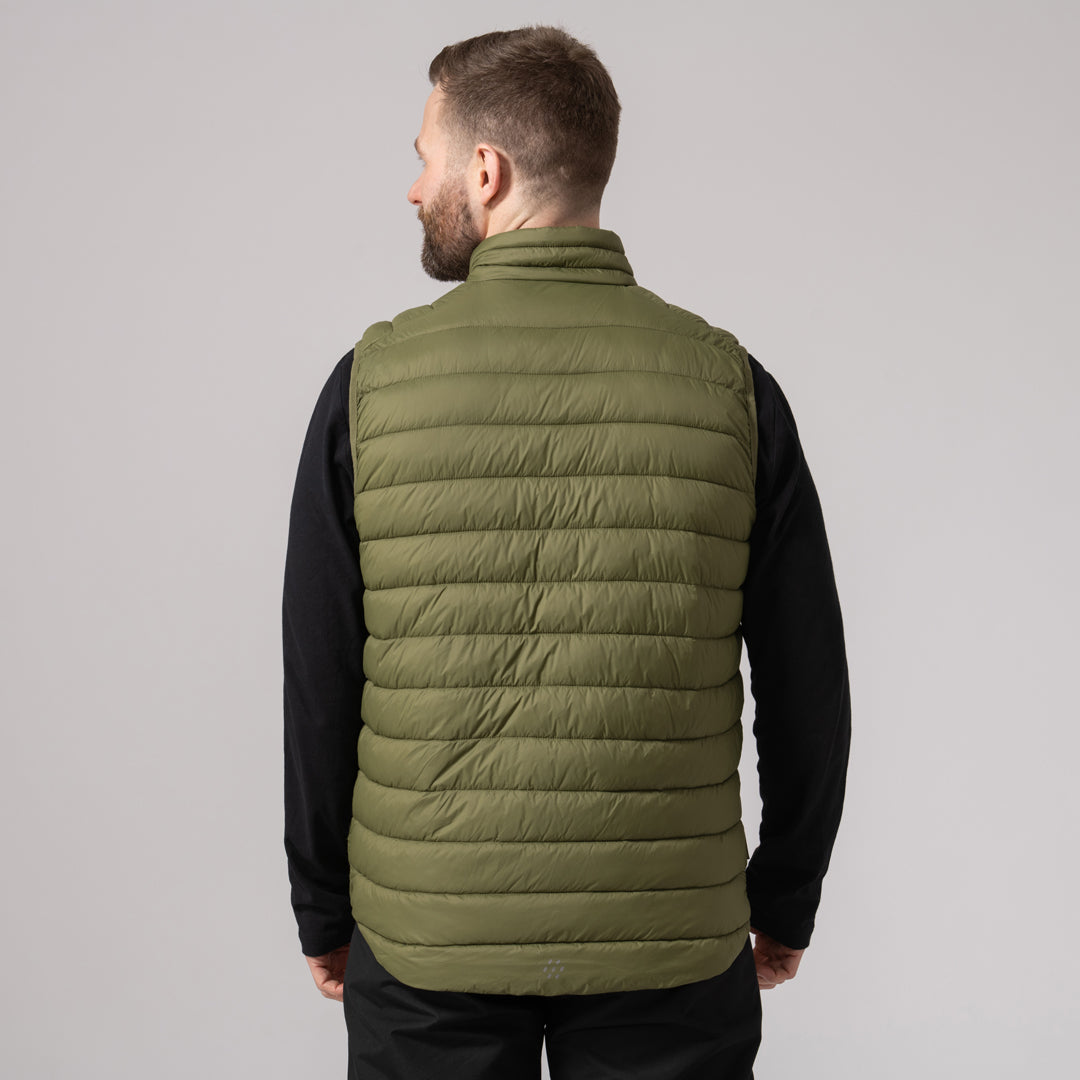 Synergy Mens Packable Vest - Khaki
