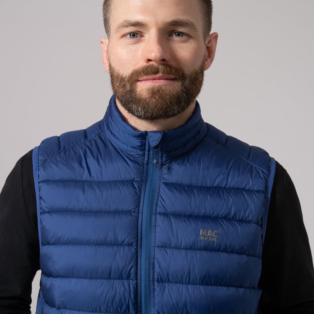 Synergy Mens Packable Vest - Sapphire Blue