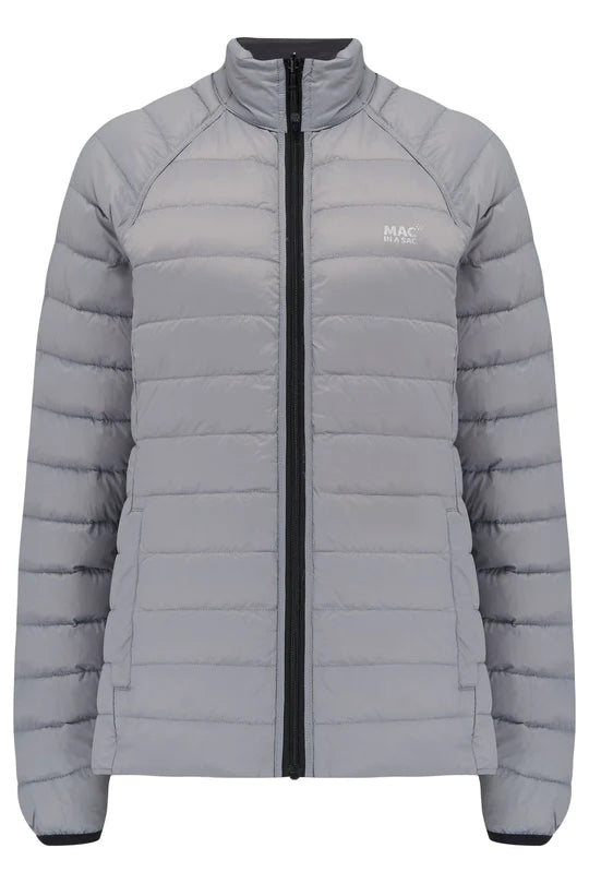 Polar Ladies Reversible Down Jacket - Black Grey