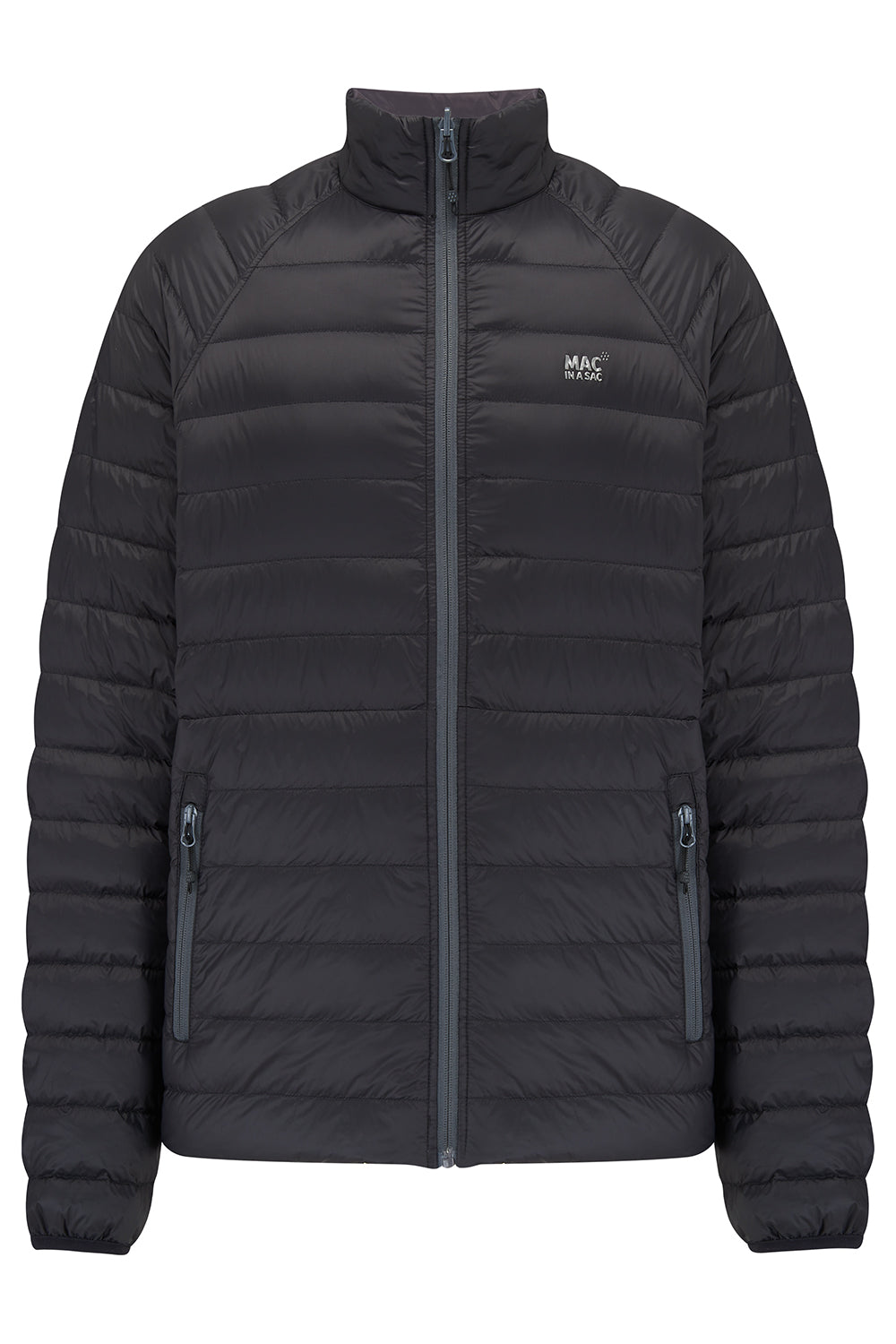 Polar Mens Reversible Down Jacket - Jet Black Charcoal