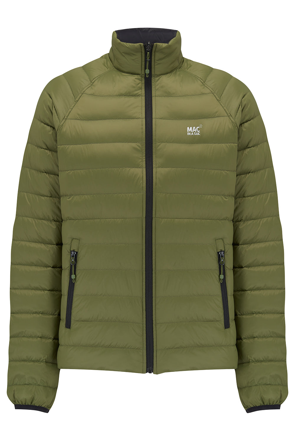 Polar Mens Reversible Down Jacket - Khaki Black