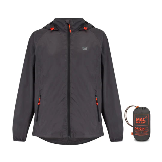 Origin 2 Packable Jacket - Charcoal